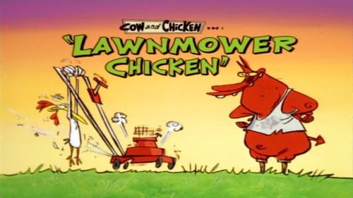 Cow and Chicken Season 1 Episode 31 - Lawnmower Chicken