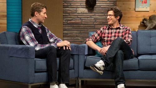 Comedy Bang! Bang! Season 2 Episode 1 - Andy Samberg Wears a Plaid Shirt & Glasses