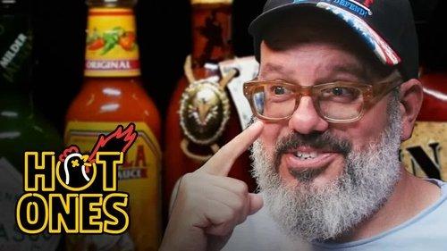 Hot Ones Season 2 Episode 19 - David Cross Embraces the Extremes of Spicy Wings