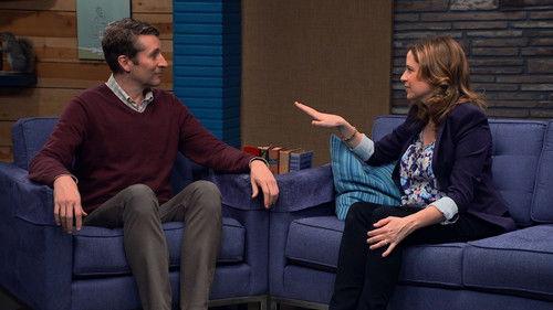 Comedy Bang! Bang! Season 3 Episode 3 - Jenna Fischer Wears a Floral Blouse & Black Heels