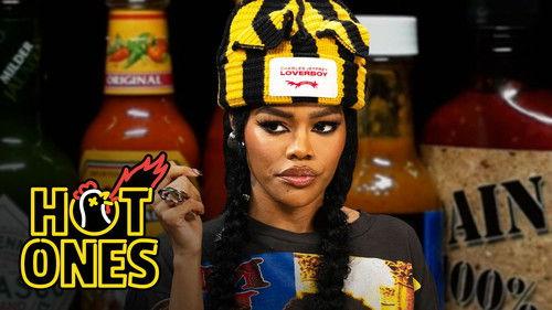 Hot Ones Season 29 Episode 6 - Teyana Taylor Battles One Hot Sauce After Another While Eating Spicy Wings