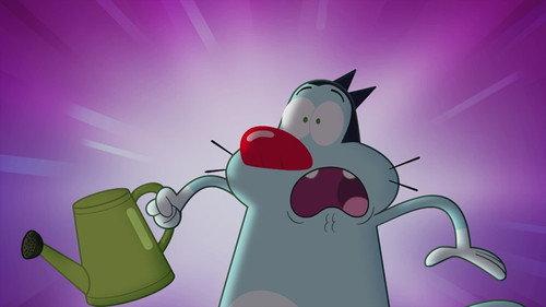 Oggy and the Cockroaches Season 8 Episode 11 - Water Rush
