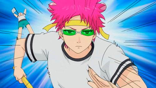The Disastrous Life of Saiki K. Season 1 Episode 5 - Escape Using an Invincible Suit of Camouflage! + Get Fired Up! PK Academy Sports Day + Don’t Catch Fire! Safety Drill!