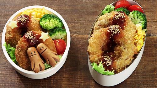 BENTO EXPO Season 5 Episode 2 - Tori-suki Okowa Bento & Meat-wrapped Onion Rings