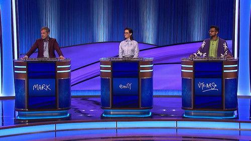 Celebrity Jeopardy! Season 2 Episode 1 - Quarterfinal #1: Mark Duplass, Emily Hampshire, Utkarsh Ambudkar