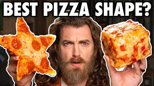 Good Mythical Morning Season 27 Episode 17 - Is Pizza Better In Different Shapes? (Taste Test)
