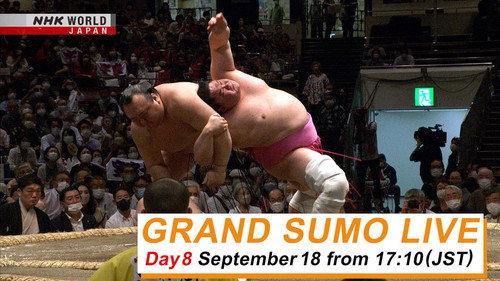 Grand Sumo Live Season 411 Episode 2 - September Tournament Day 8 (Halfway Point)