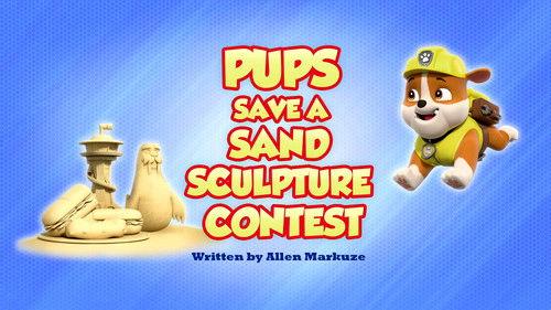 PAW Patrol Season 9 Episode 3 - Pups Save a Sand Sculpture Contest