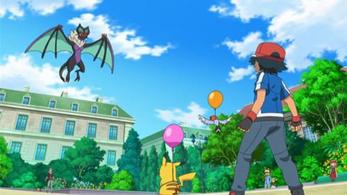 Pokémon Season 17 Episode 5 - A Blustery Santalune Gym Battle!