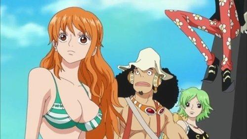 One Piece Season 14 Episode 531 - Ryugu Palace! Taken by the Shark that They Saved!
