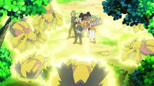Pokémon Season 15 Episode 14 - Crisis at Chargestone Cave!