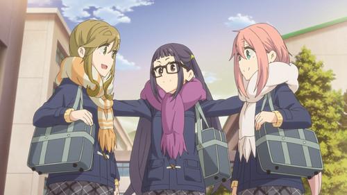 Laid-Back Camp Season 2 Episode 9 - Winter's End and the Day of Departure