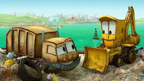 The Stinky & Dirty Show Season 2 Episode 7 - Garbage Barge Goodbye! / Up! Up! And Parade!