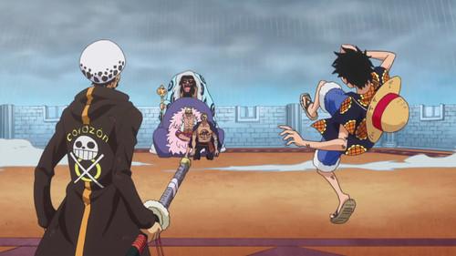 One Piece Season 17 Episode 698 - Anger Erupts! Luffy and Law's Ultimate Stratagem!