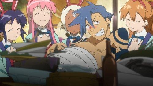 Gurren Lagann Season 1 Episode 6 - Sit in the Hot Tub 'Til You're Sick!!