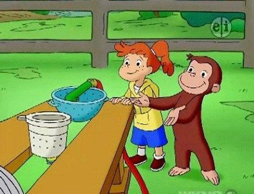 Curious George Season 6 Episode 12 - George and Allie's Automated Car Wash