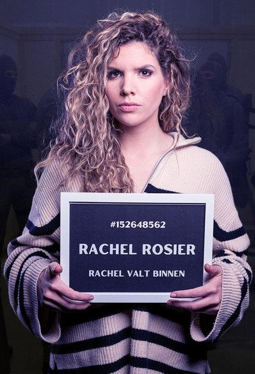 Rachel valt binnen poster