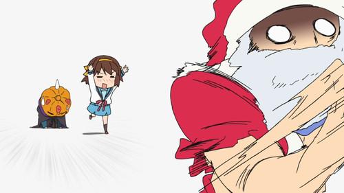 The Melancholy of Haruhi-chan Suzumiya Season 1 Episode 19 - Everyone, today's our Christmas Party!