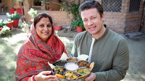 Jamie's Meat-Free Meals Season 1 Episode 3 - Bean Burger, Charred Salad, Spicy Curry