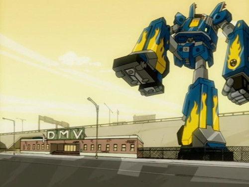 Megas XLR Season 1 Episode 8 - DMV: Department of Megas Violations