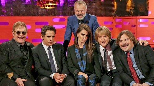 The Graham Norton Show Season 18 Episode 17 - Sir Elton John, Ben Stiller, Owen Wilson, Penelope Cruz, Jack Black