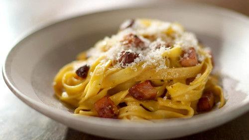 In the Kitchen with Abner and Amanda Season 1 Episode 1 - Egg Noodles with Carbonara