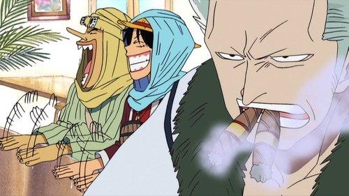 One Piece Season 4 Episode 105 - The Battlefront of Alabasta! Rainbase, the City of Dreams!