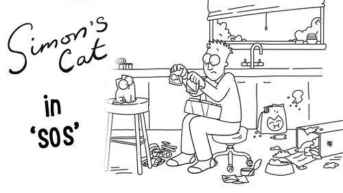 Simon's Cat Season 13 Episode 5 - Origins Story (3):  SOS