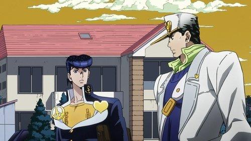 JoJo's Bizarre Adventure Season 3 Episode 1 - Jotaro Kujo! Meets Josuke Higashikata