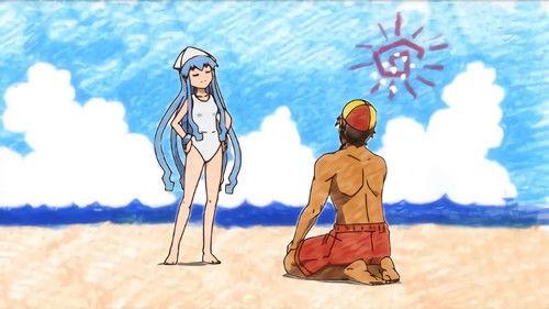 Squid Girl Season 1 Episode 2 - Wait a Squid, Aren’t You on My Side? / Up for a Squid-Celebration? / Wanna Play With This Squid?