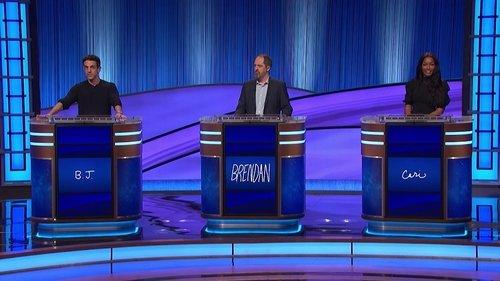 Celebrity Jeopardy! Season 1 Episode 11 - Quarterfinal #9: B.J. Novak, Brendan Hunt and Cari Champion