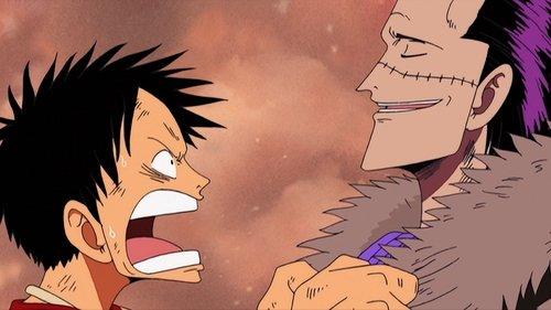 One Piece Season 4 Episode 110 - Merciless Mortal Combat! Luffy vs. Crocodile!
