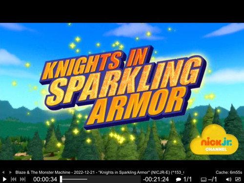 Blaze and the Monster Machines Season 7 Episode 5 - Knights in Sparkling Armor