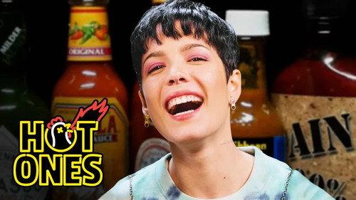 Hot Ones Season 11 Episode 4 - Halsey Experiences the Jersey Devil While Eating Spicy Wings