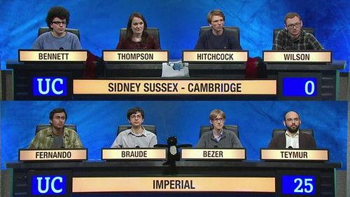 University Challenge Season 45 Episode 17 - Sidney Sussex College, Cambridge v Imperial College London