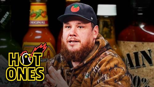 Hot Ones Season 29 Episode 9 - Luke Combs Feels a Heat Hurricane While Eating Spicy Wings