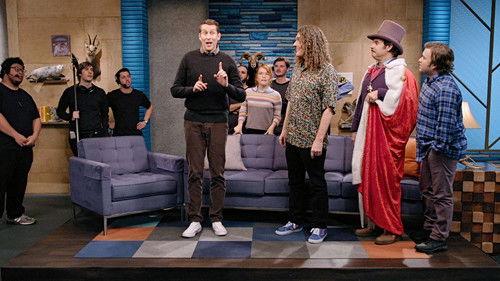Comedy Bang! Bang! Season 5 Episode 10 - Zach Galifianakis Wears Rolled Khakis and Shoes With Brown Laces