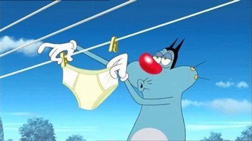 Oggy and the Cockroaches Season 4 Episode 10 - Washing Day