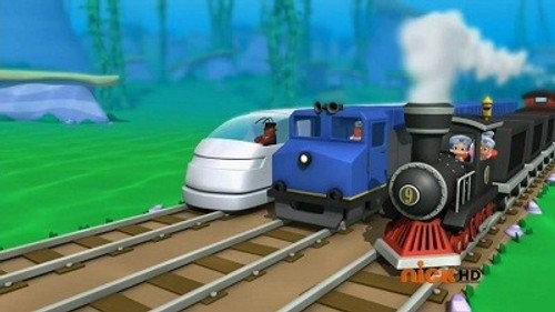 Bubble Guppies Season 2 Episode 15 - Triple Track Train Race!