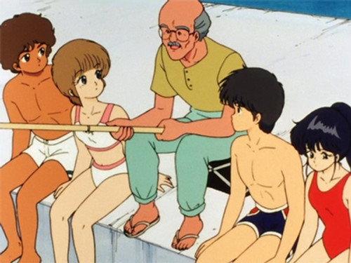Kimagure Orange Road Season 1 Episode 18 - Madoka's Challenge! The Haunted Beach Big Wave Legend