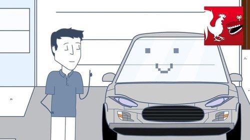 Rooster Teeth Animated Adventures Season 5 Episode 8 - Robot Cars Solve Everything