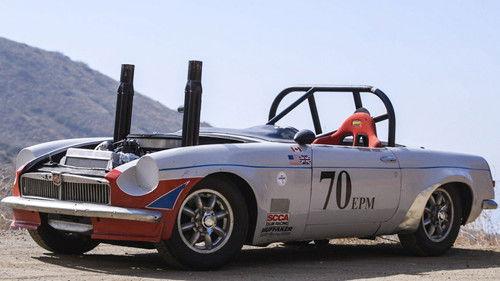 Hot Rod Garage Season 5 Episode 8 - Big American V-8 in a Tiny British Car, Meet the 5.0 MG!! (Say it 5 OMG).