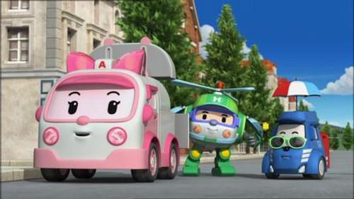 Robocar Poli Season 3 Episode 23 - The Hottest Day in Brooms Town