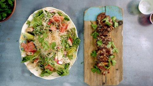 Jamie's 15-Minute Meals Season 1 Episode 1 - Chilli Con Carne Meatballs and Sticky Kicking Chicken