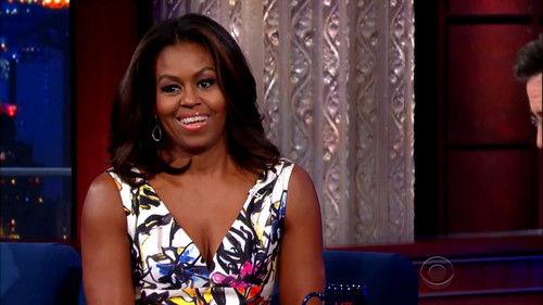 The Late Show with Stephen Colbert Season 1 Episode 15 - First Lady Michelle Obama, John Legend