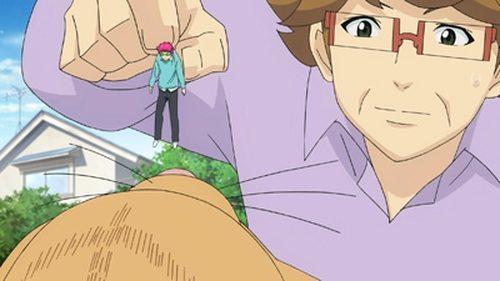 Background image for Teruhashi's Second Visit to the Saiki Residence + It's a Piece of Cake! The Straw Millionaire + Transformation! Super Size + He Should Repeat the Grade + Max Excitement! Karaoke Party
