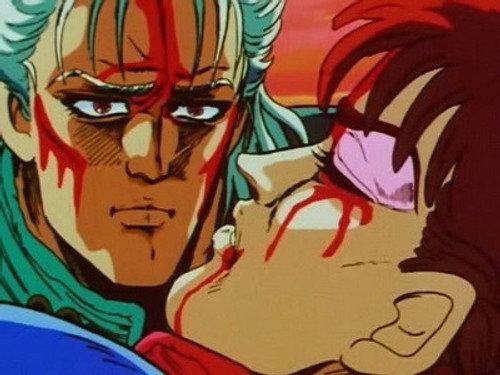 Fist of the North Star Season 3 Episode 23 - Yuda of the South Star Crimson Crane Fist! His Beautiful Smile Calls For Tragedy!!