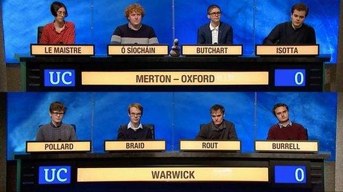University Challenge Season 50 Episode 19 - Merton College, Oxford v Warwick
