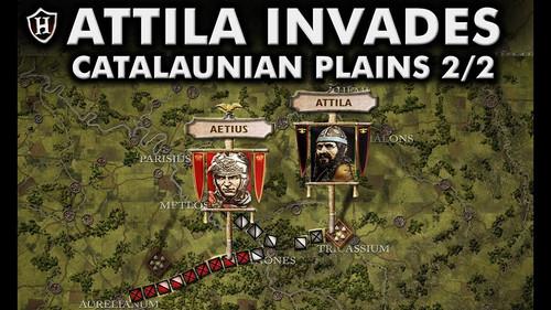 HistoryMarche Season 4 Episode 5 - Attila invades the Western Roman Empire ⚔️ Battle of the Catalaunian Plains, 451 AD - Part 2/2
