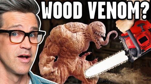 Good Mythical Morning Season 21 Episode 14 - Guess The Crazy Chainsaw Wood Carving (Game)